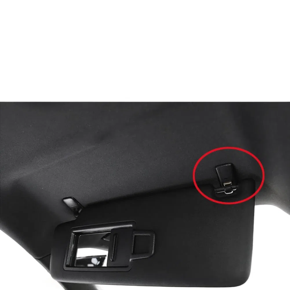 4 Stück Sonnenblendenclip Haken 95B857561 Kompatibel mit Porsche 95B