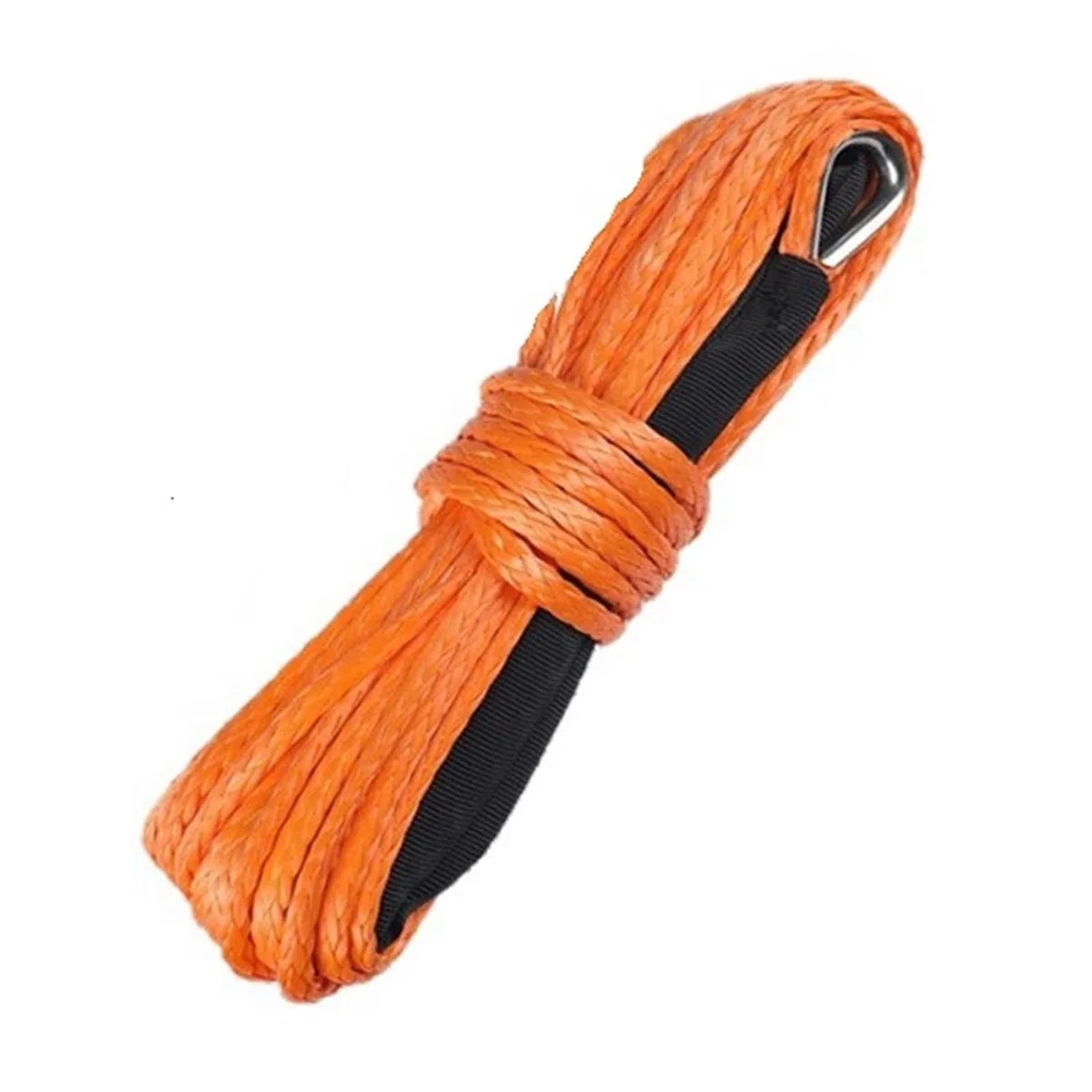 Abschleppseil, 10 Stück Windenseil, Mm X 28 M Synthetisches Kabel Für Gelbe ATV/UTV-Anhängerseile Für SUV ATV UTV, für Geländefahrzeuge(Orange)