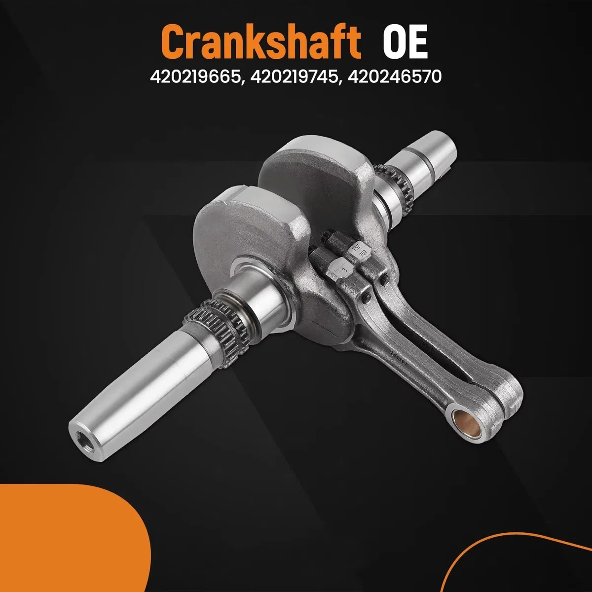 Kompatibel Mit Outlander Für Max Für 650 800R Für XT EFI 2009 Motorradmotor Kurbelwelle Pleuel 420219665 420246570 420217429 Motor Kurbelwelle