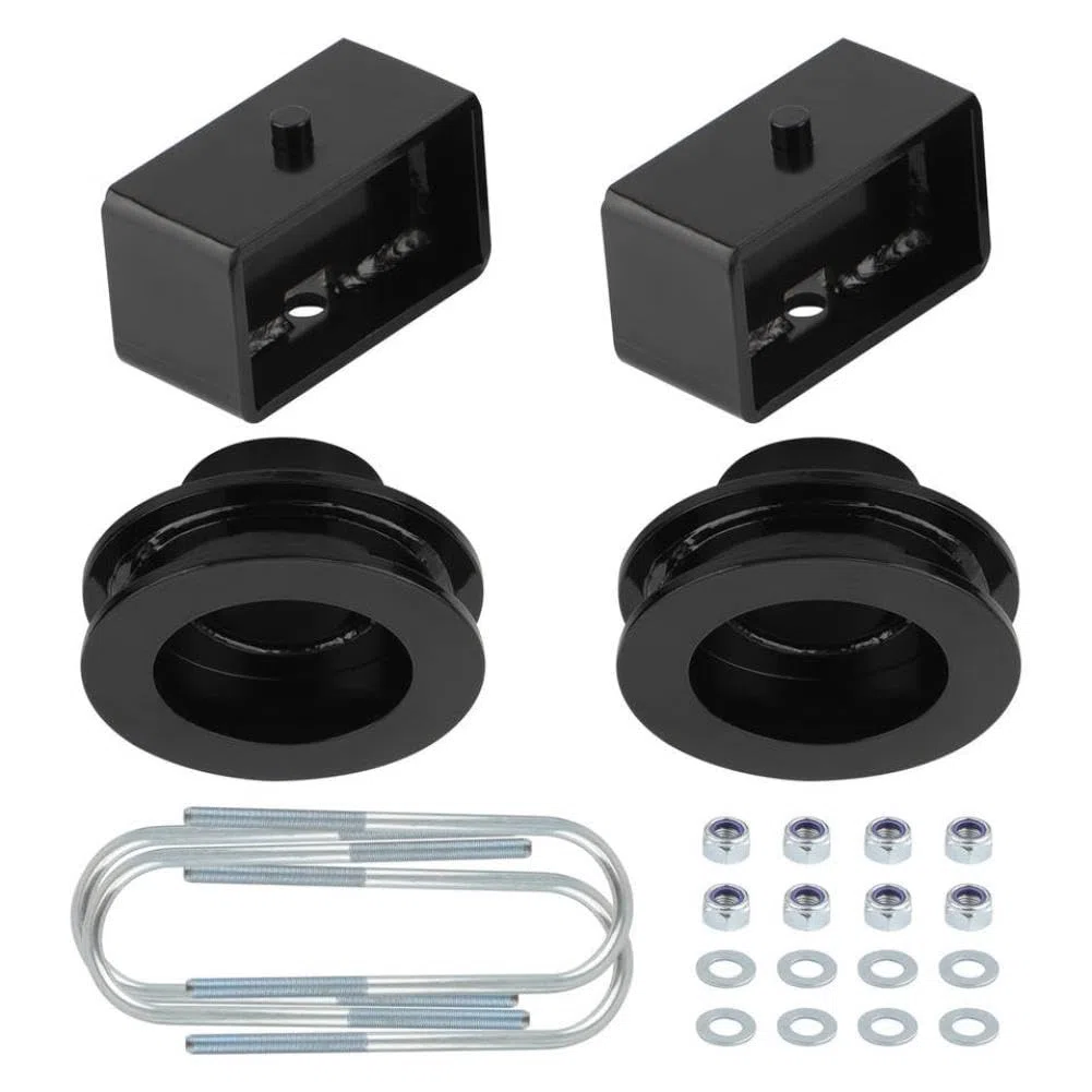 Vorne und Hinten Full Lift Kit 3 Zoll kompatibel mit Ram 1500 2500 3500 2WD 1994 2013 Stahl