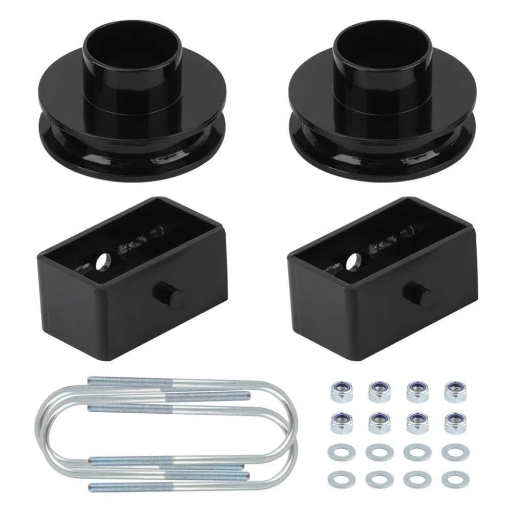 Vorne und Hinten Full Lift Kit 3 Zoll kompatibel mit Ram 1500 2500 3500 2WD 1994 2013 Stahl
