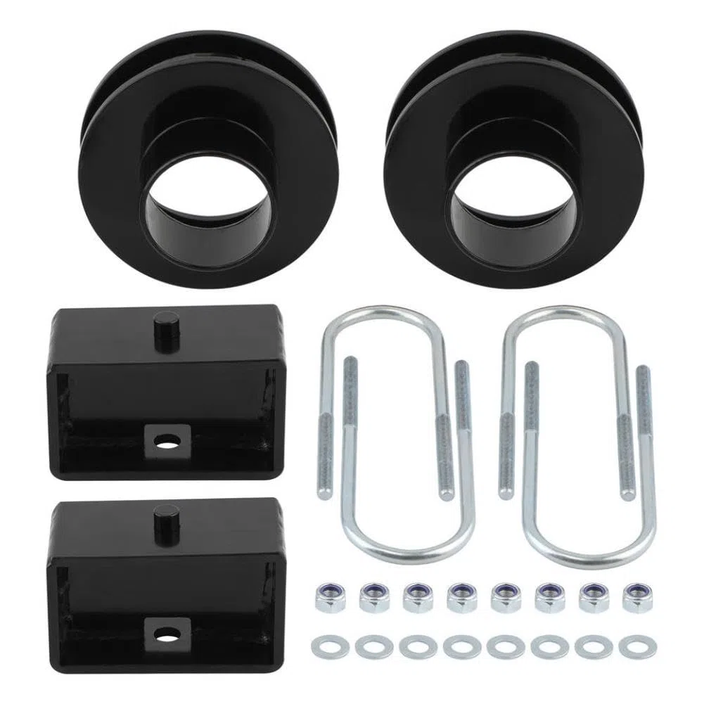 Vorne und Hinten Full Lift Kit 3 Zoll kompatibel mit Ram 1500 2500 3500 2WD 1994 2013 Stahl