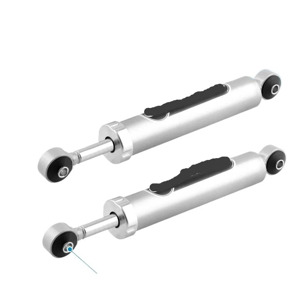 Dual Steering Stabilizer Damper Kit 2 Inch To 6 Inch Lifts Kompatibel Mit Jeep JK 2007 2017