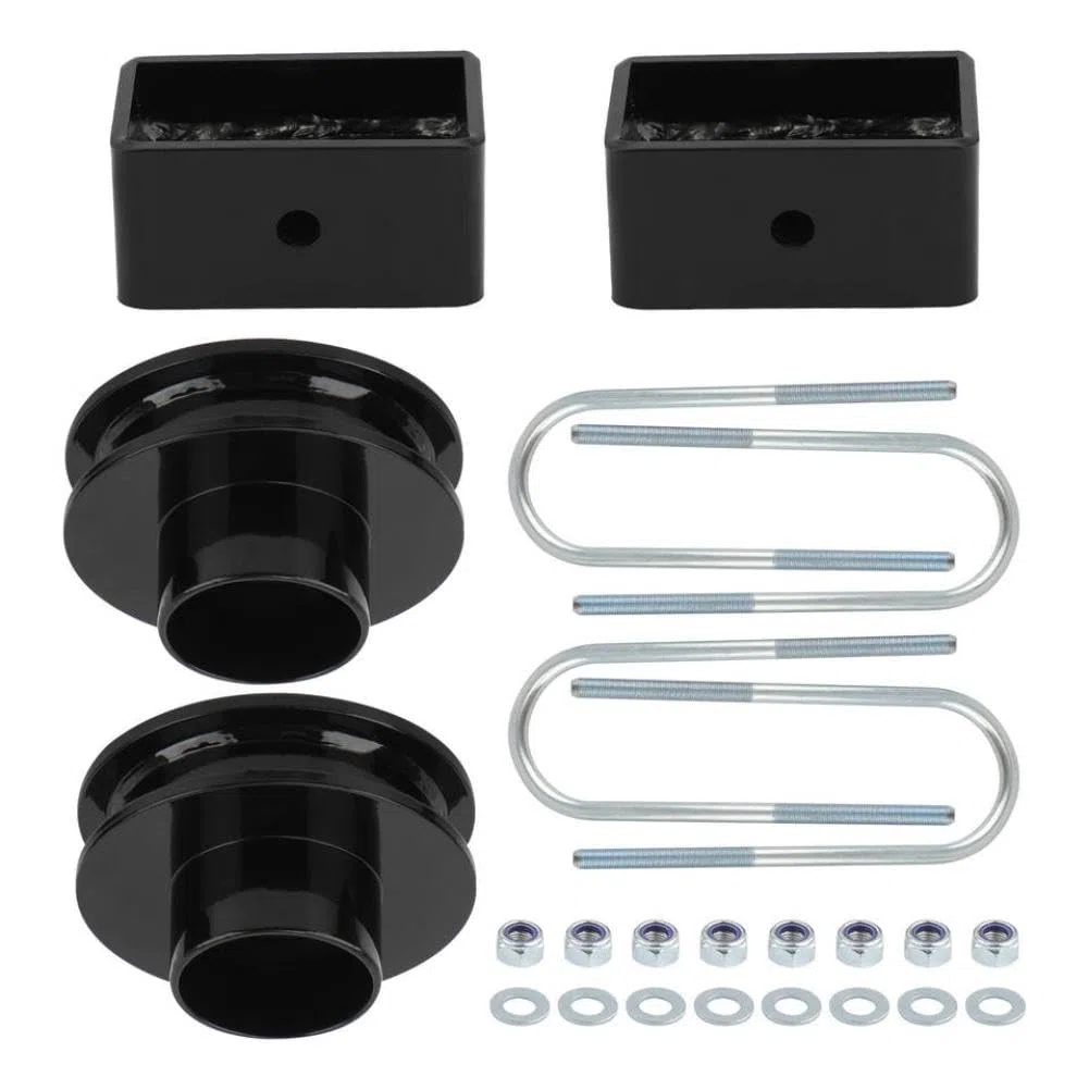 Vorne und Hinten Full Lift Kit 3 Zoll kompatibel mit Ram 1500 2500 3500 2WD 1994 2013 Stahl