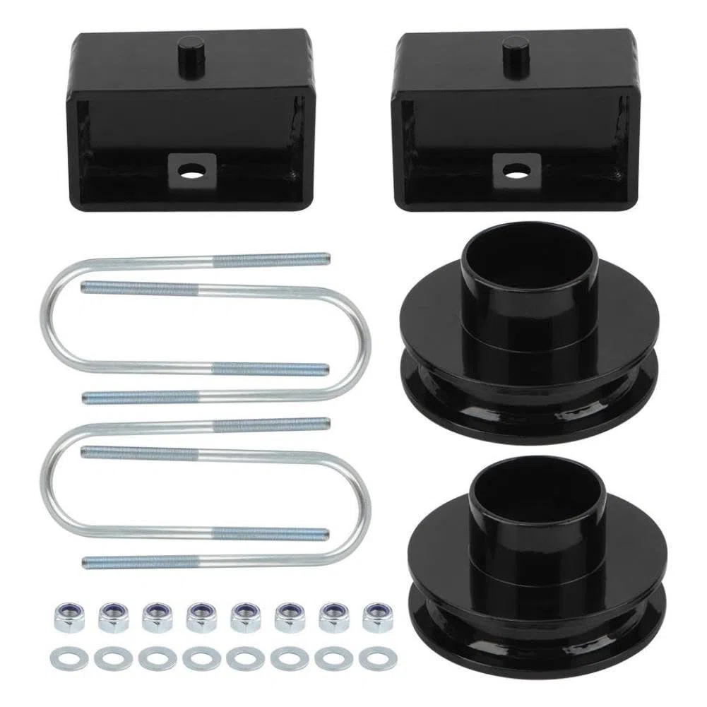 Vorne und Hinten Full Lift Kit 3 Zoll kompatibel mit Ram 1500 2500 3500 2WD 1994 2013 Stahl